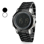 Unisex Calendar Water Resistant Style Digital Plastic Automatic Wrist Watch (Assorted Colors)