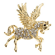 Diamond alas broche Horse