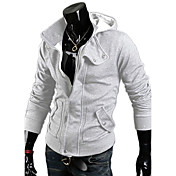 Slim con cappuccio in cotone dell'uomo con Cap (colori assortiti)