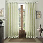 (To paneler) landet jacquard floral energisparing gardiner