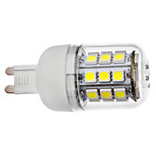 G9 3.5W 30x5050SMD 300-330LM 5500-6000K Natural White Light with Cover LED Corn Bulb (110V/220V)