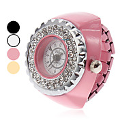 Unisex lega analogico al quarzo Anello Watch (colori assortiti)