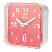 3 "Leuke Numbers Patroon Plein Analog Desktop Alarm Clock (willekeurige kleur, 1xAA)