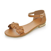 Fashion Leather Flat Heel Sandals/Flats With  Flower/Buckle Party & Evening Shoes (More Colors)