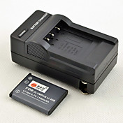 DSTE 3,7 V 1100mAh LI-40B LI-42B EN-EL10 NP-45 Li-Ionen-Akku und US-Stecker für Olympus Nikon FUJI