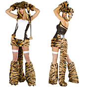 Sexy Tiger  Fauves Woman Halloween Costume (5 Pieces)