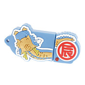 8GB Blue Pattern Dragão com Terrestrial Filial USB2.0 Flash Drive