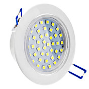 8W 500-580LM 6000-6500K Natural White Light LED Ceiling Bulb (85-265V)