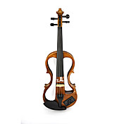 Timothy - (EV602) 4/4 Ebony Parts Electric Violin with Case/Rosin/Cable/Headphone/Battery