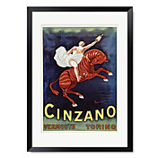 Framed Art Printt Vintage Cinzano- Vermouth by Vintage Posters