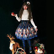 Shirayuki Hime Series Knee-length Cotton Sweet Lolita Skirt