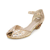 Fashion Leather Flat Heel Sandals With Rhinestone Party/Evening Shoes(More Colors)