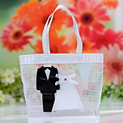 Chic Bride & Groom Wedding Favor Bag (Set of 12)