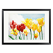 Framed Art Print Floral Essence Of Spring by Nancy Wernersbach