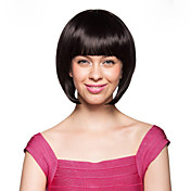 Capless Short High Quality Synthetic Black Bob Style Hair Wig
