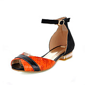 Retro Leather Flat Heel Sandals With Buckle Party/Evening Shoes(More Colors)