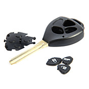 3-Button Remote Blank Key for Toyota Camry