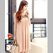 Vrouwen Chiffon Kralen Dress