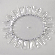 10PCS Clear Nail Art Display & Practice Tips de ruedas