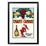 Gerahmte Kunst DruckenAGBImpressum Weinlese Chianti Campani - Small von Vintage Posters