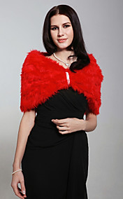 faux fur un'occasione speciale involucro / scialle