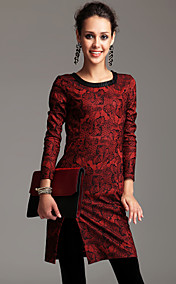 TS Vintage Style Lace Print Sheath Dress