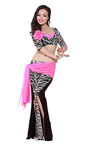 dancewear spandex met animal print / flower buikdans outfit voor dames meer kleuren