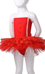 spandex dancewear desempeño ballet tutu vestido para los niños más colores