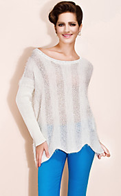 ts sequin broderi bølge hem genser (flere farger)