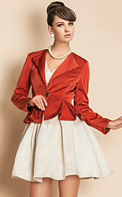 TS Ruffle Waist Basic Blazer