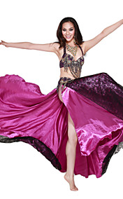 dancewear macchia con bordatura danza top performance / cintura e gonna per le donne più colori