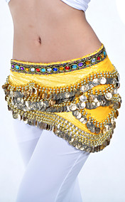 dames polyester met 328 munten prestaties dance band meer kleuren