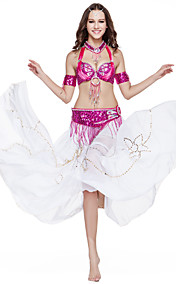 5-teilig Leistung dancewear Polyester Bauch Outfit mehr Pailletten Stil mehr Farben