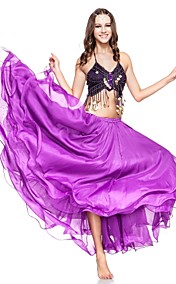Dancewear Chiffon With Ruffles Three layers Performance Belly Skirt for Ladies More Colors