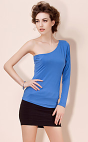 ts uno-spalla camicia camicetta semplici (più colori)