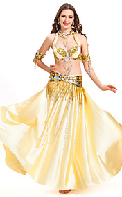 dancewear prestazioni del ventre gonna in raso di danza per le signore colori più