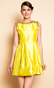 TS Metal Decor Collar Dress