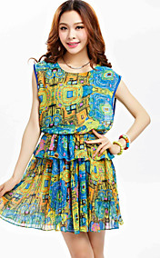 Ts Print peplum dress