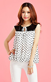 TS Sequins Dots Sleeveless Blouse