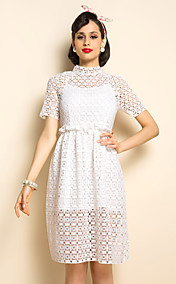 TS Embroidery Backless Dress