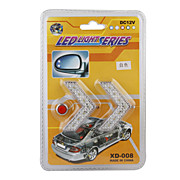  Side Mirror-Mounted Turning Signal Arrow 7-LED Yellow (2-Pack)