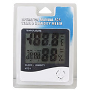  LCD Digital Clock Thermometer and Humidity Meter