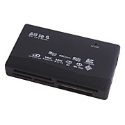  tout-en-1 lecteur de carte mini-USB 2.0 (noir)