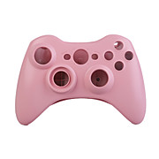  Replacement Control Pad Housing Case + Screwdriver for Xbox 360 Wireless Controller (Light Pink)