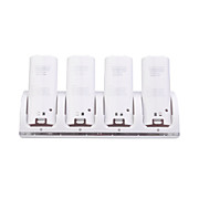  Quad USB Battery Charging Station/Stand/Dock with Rechargeable Batteries for Wii Remote