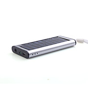  usb cargador solar portátil para la alimentación de CA cellphone/pda/mp3/mp4-silver