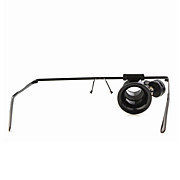  Glasses Type 20X Watch Repair Magnigier with LED Light
