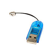  Mini USB 2.0 lecteur de carte TF (bleu)