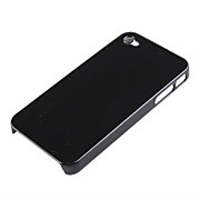  Plating Pattern Back Case Cover for iPhone 4 Black