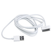  USB Data Cable for iPhone 4 (White)